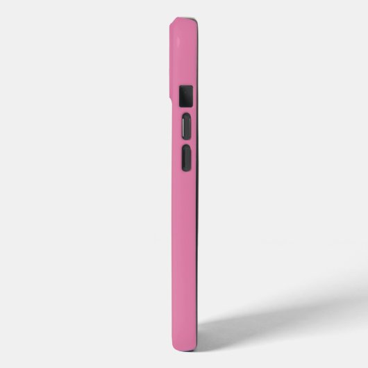Mit Monogramm rosa Case-Mate iPhone Hülle (Rückseite / Links)