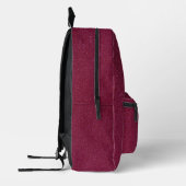 mit Monogramm rosa Glitzer Bedruckter Rucksack (Links)