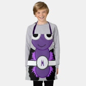 mit Monogramm Rosa Schmetterling-Schürze Schürze (Getragen)