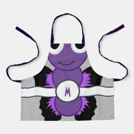 mit Monogramm Rosa Schmetterling-Schürze Schürze