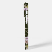 Mit Monogramm Rosa- und Schwarzblütenweine Case-Mate iPhone Hülle (Rückseite / Links)