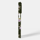 Mit Monogramm Rosa- und Schwarzblütenweine Case-Mate iPhone Hülle (Rückseite / Rechts)