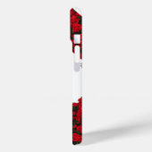 Mit Monogramm Rose mit Wachs-Siegel Case-Mate iPhone Hülle (Rückseite / Links)