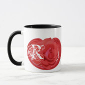 mit Monogramm Rose Tasse (Links)