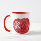 mit Monogramm Rose Tasse (Links)