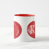 mit Monogramm Rose Tasse (Zentrum)