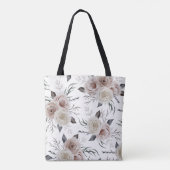 Mit Monogramm Rose Totbeutel Tasche (Rückseite)