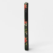Mit Monogramm | roter Blumenstrauß Case-Mate iPhone Hülle (Hinten/Links)