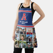 Mit Monogramm Rotes Navy-Blau der Fotokassenfamili Schürze (InSitu)