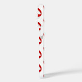 mit Monogramm, rotes Volleyballmuster Case-Mate iPhone Hülle (Rückseite / Links)