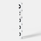 mit Monogramm, rotes Volleyballmuster Case-Mate iPhone Hülle (Rückseite / Links)