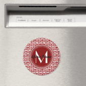 Mit Monogramm Rotweine, Personalisierter Name Magnet (In Situ (Geschirrspüler))