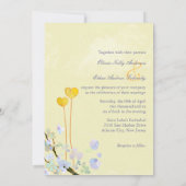 Mit Monogramm Rustikale Hochzeit Einladung (Rückseite)