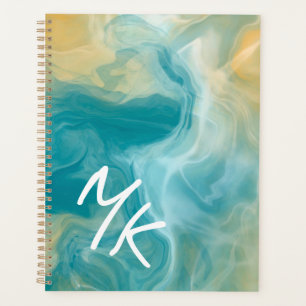 Mit Monogramm Sandstrand Brown Ocean Planer