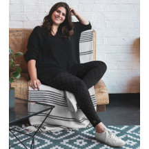 Mit Monogramm Schick-Schwarz-Design