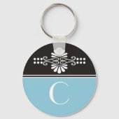 Mit Monogramm Schlüsselanhänger (Vorderseite)