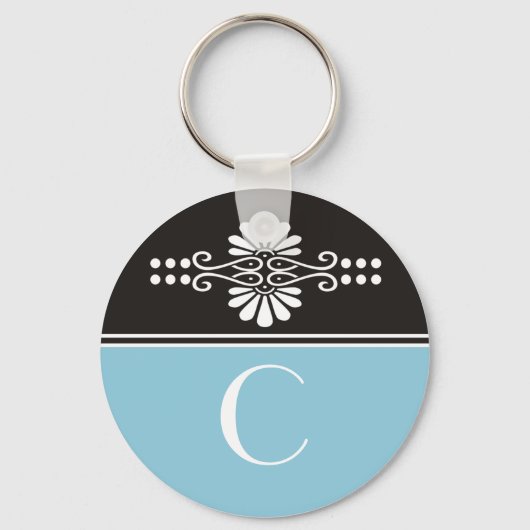 Mit Monogramm Schlüsselanhänger (Vorderseite)