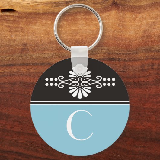 Mit Monogramm Schlüsselanhänger (Vorderseite)