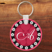 Mit Monogramm Schlüsselanhänger (Vorderseite)