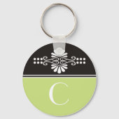 Mit Monogramm Schlüsselanhänger (Vorderseite)