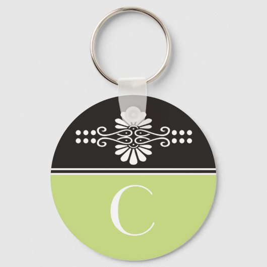 Mit Monogramm Schlüsselanhänger (Vorderseite)