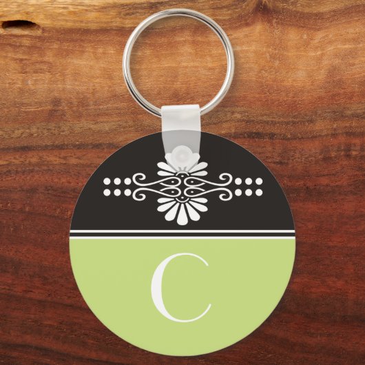 Mit Monogramm Schlüsselanhänger (Vorderseite)