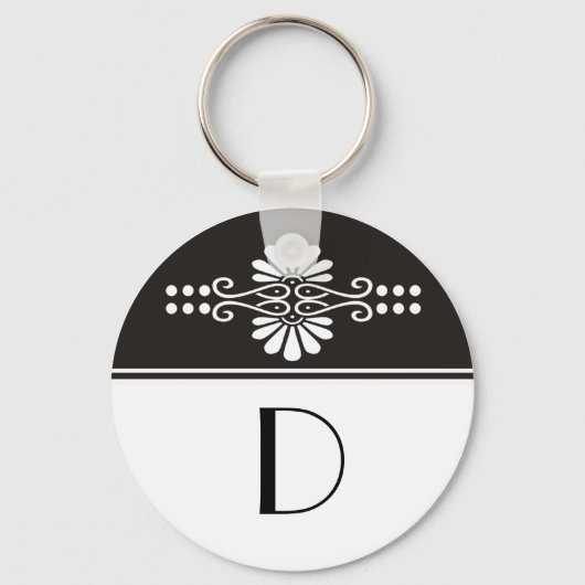 Mit Monogramm Schlüsselanhänger (Vorderseite)