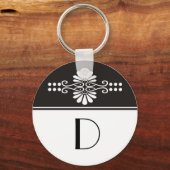 Mit Monogramm Schlüsselanhänger (Vorderseite)