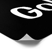 Mit Monogramm Schmetterlingsnebel - Rosa Orange | Poster (Ecke)