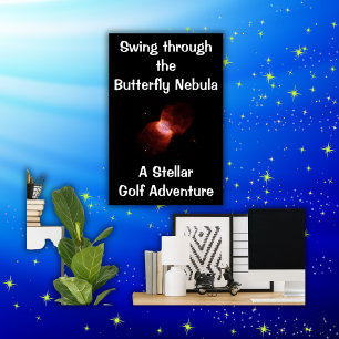 Mit Monogramm Schmetterlingsnebel - Rosa Orange   Poster