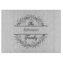 Mit Monogramm Schneidboard