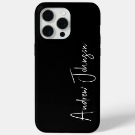 Mit Monogramm Schwarz Case-Mate iPhone Hülle