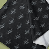 Mit Monogramm Schwarz Fleecedecke