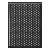 Mit Monogramm Schwarz-weiße Crab-Küste Tischdecke (Vorderseite)