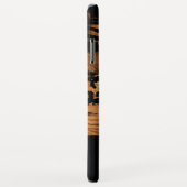 Mit Monogramm Schwarzes Gold-Script-Kupfer Case-Mate iPhone Hülle (Hinten/Rechts)