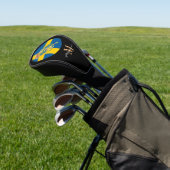 Mit Monogramm & Schweden Flag Golf Clubs Covers Headcover (In SItu)