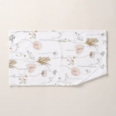 Mit Monogramm Set für das Blumenhandtuch (Handtuch)