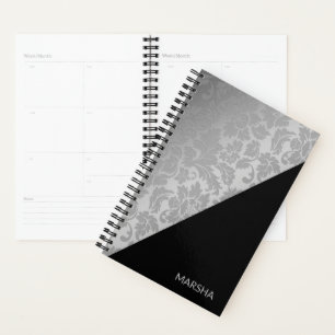 Mit Monogramm SilberDamast Planer