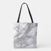 Mit Monogramm Silver Graue Glitzer Tasche (Rückseite)