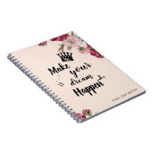 Mit Monogramm Sketch Notizblock (Rechte Seite)