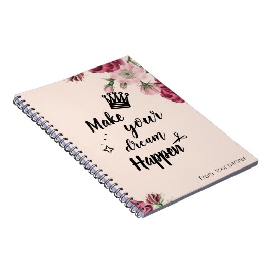 Mit Monogramm Sketch Notizblock (Rechte Seite)