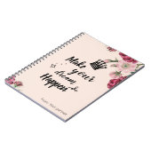 Mit Monogramm Sketch Notizblock (Linke Seite)