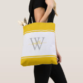 Mit Monogramm Skript Initial Yellow Tasche (Von Nahem)