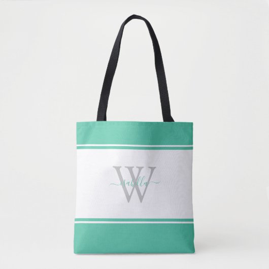 Mit Monogramm Skriptverzeichnis Tasche (Vorderseite)