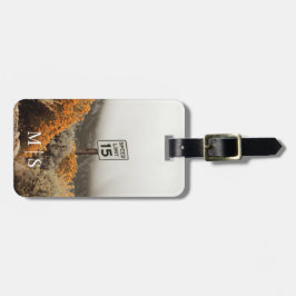 Mit Monogramm Speed Limit 15 Signature Golden Sage Gepäckanhänger