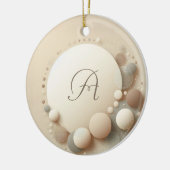 Mit Monogramm Sphere Harmonie Keramik Ornament (Links)
