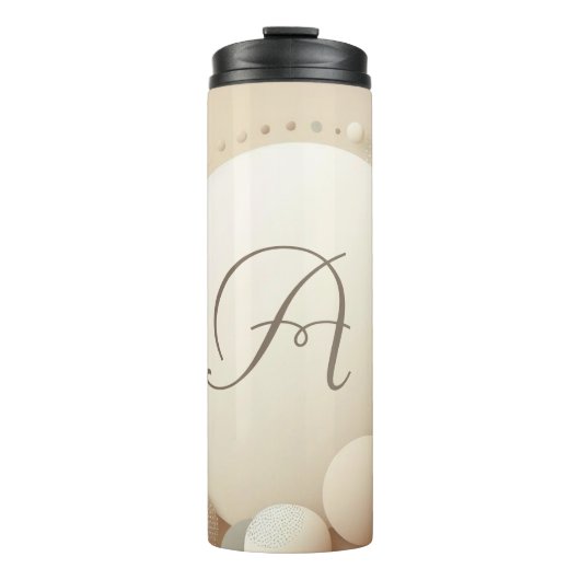Mit Monogramm Sphere Harmonie Thermosbecher (Vorderseite)