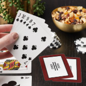 Mit Monogramm Spielkarten Poker Deck für Vater (In Situ)