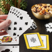 Mit Monogramm Spielkarten Poker Deck für Vater (In Situ)