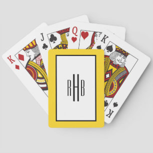 Mit Monogramm Spielkarten Poker Deck für Vater